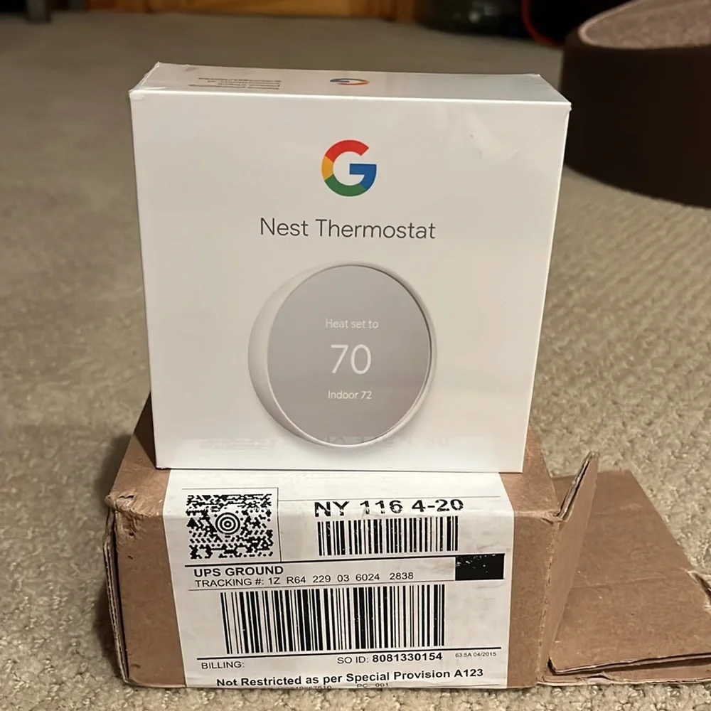 Google Nest Thermostat-color -snow